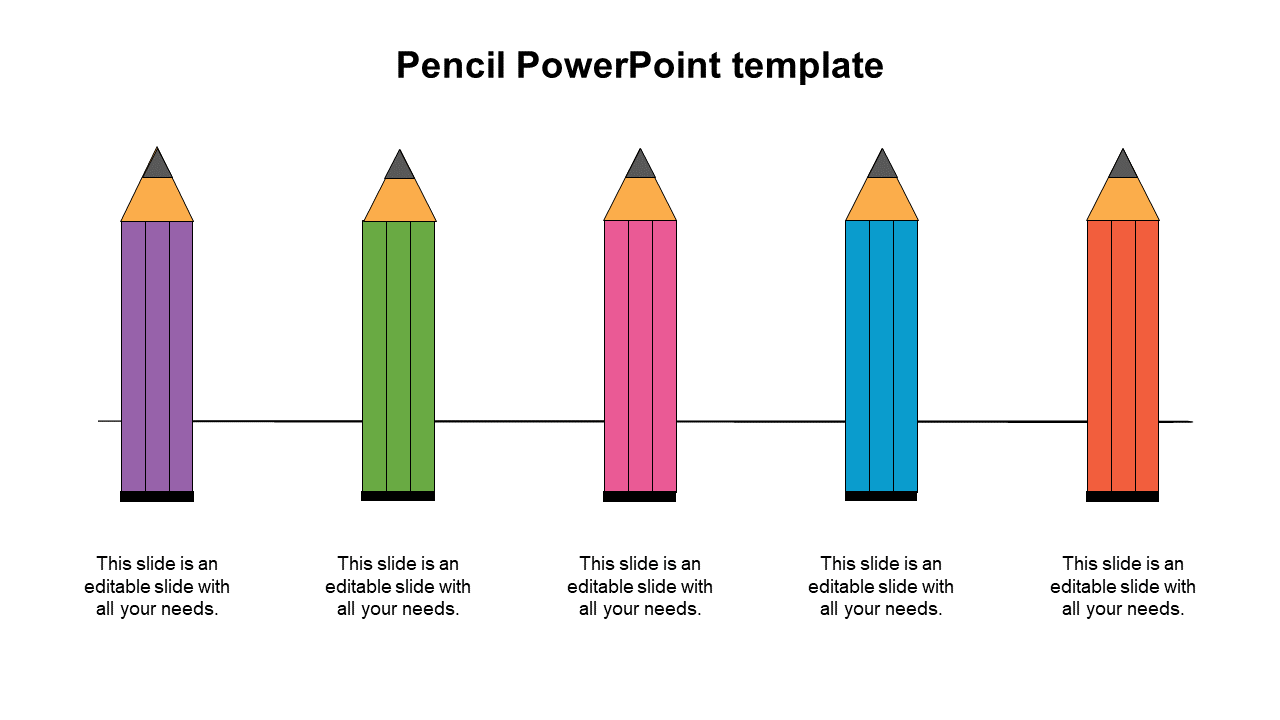 Pencil PowerPoint template